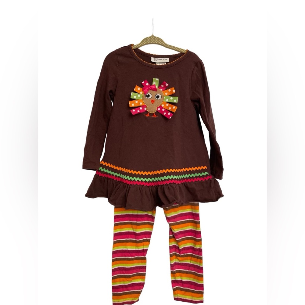 Bonnie Jean Thanksgiving Out fit. Size 4T